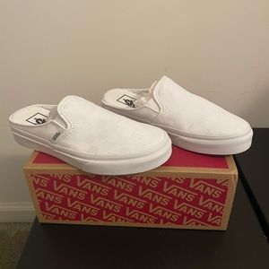 VANS ASHER MULE CHECKERBOARD WHITE